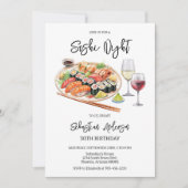 Sushi Night Verjaardagsuitnodiging Kaart (Voorkant)
