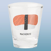 Sushi Nigiri Japanse eetkunst gepersonaliseerd Shot Glas