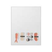 Sushi Nigiri Maki Roll Japanese Food Art Notitieblok (Linkerzijde)