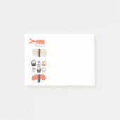 Sushi Nigiri Maki Roll Japanese Food Art Post-it® Notes (Voorkant)