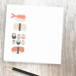 Sushi Nigiri Maki Roll Japanese Food Art Post-it® Notes