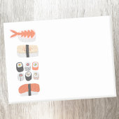 Sushi Nigiri Maki Roll Japanese Food Art Post-it® Notes
