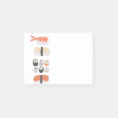 Sushi Nigiri Maki Roll Japanese Food Art Post-it® Notes (Voorkant)
