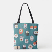 Sushi nigiri Maki Roll Japanese Food Art Tote Bag (Achterkant)