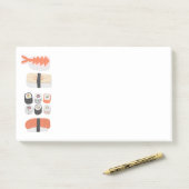 Sushi Nigiri Maki Roll Japanse Voedsel Kunst Post-it® Notes (Op bureau)