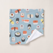 Sushi Nigiri Maki Roll Pattern Bad Handdoek (Wasdoekje)