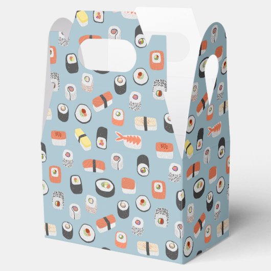 Sushi Nigiri Maki Roll Pattern Bedankdoosjes (Geopend)