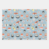 Sushi Nigiri Maki Roll Pattern Inpakpapier Vel (Voorkant)