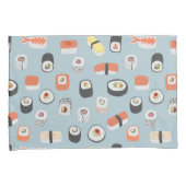 Sushi Nigiri Maki Roll Pattern Kussensloop (Voorkant-Rechts)