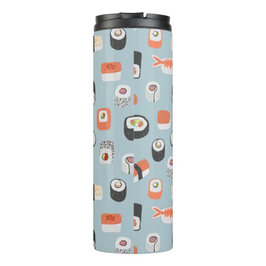 Sushi Nigiri Maki Roll Pattern Thermosbeker (Achterkant)