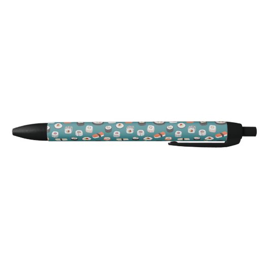 Sushi Nigiri Maki Roll Pattern Zwarte Inkt Pen (Bodem)