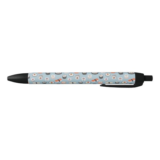 Sushi Nigiri Maki Roll Pattern Zwarte Inkt Pen (Bodem)