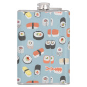 Sushi Nigiri Maki Roll Patterned Heupfles (Achterkant)