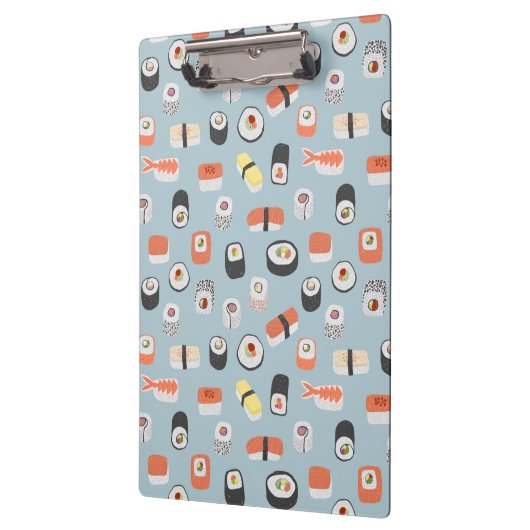 Sushi Nigiri Maki Roll Patterned Klembord (Links)