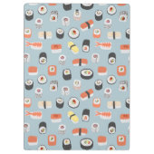 Sushi Nigiri Maki Roll Patterned Klembord (Achterkant)