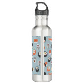 Sushi Nigiri Maki Roll Patterned Waterfles (Achterkant)