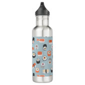 Sushi Nigiri Maki Roll Patterned Waterfles (Rechts)