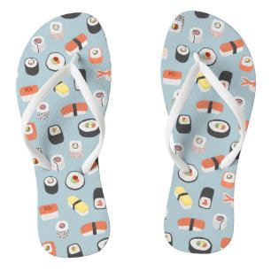Sushi Nigiri Maki Roll Teenslippers