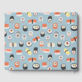 Sushi Nigiri Sashimi Maki Roll Custom Name Gastenboek (Achterkant)