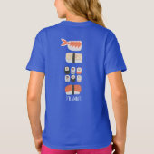Sushi Nigiri Sashimi Maki Roll Name T-shirt (Achterkant)
