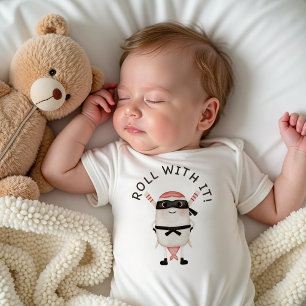 Sushi Ninja Baby Body, Grappig Ninja Baby Cadeau Romper