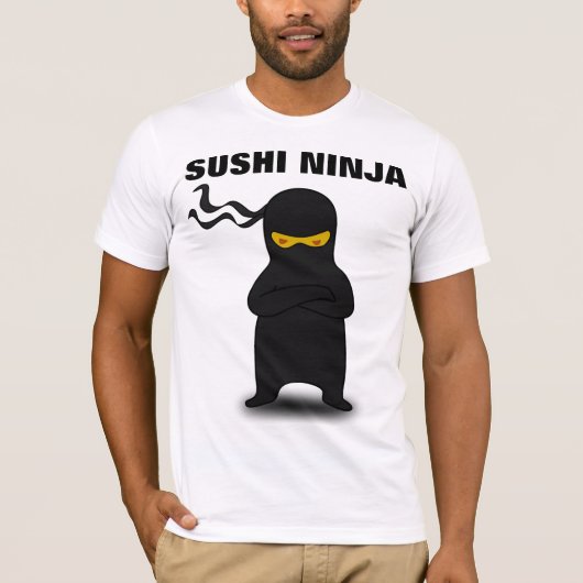 SUSHI NINJA grappige T-shirts (Voorkant)