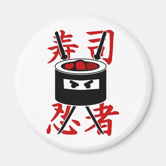 Sushi Ninja Magneet (Voorkant)
