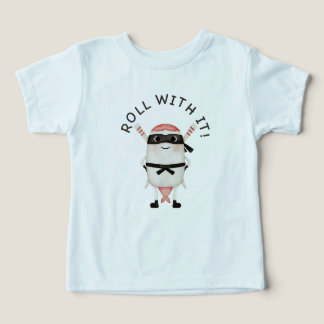 Sushi Ninja Peuter T-Shirt, Japanse Voedsel Tee