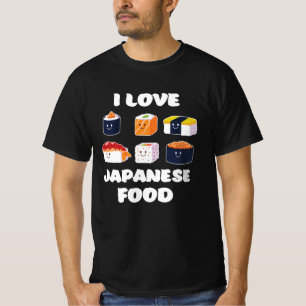 Sushi Noodles Anime Manga Funny Japan Otaku T-shirt