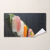  Sushi on a Leaf - Japanese Nigiri Towel Bad Handdoek (Handdoek)