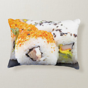Sushi op een bord accent kussen