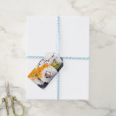 Sushi op een bord cadeaulabel (Met Touw)