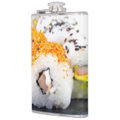 Sushi op een bord heupfles (Links)