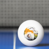Sushi op een bord pingpongbal (Net)