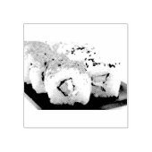 Sushi op een bord rubberstempel (Afrduk)