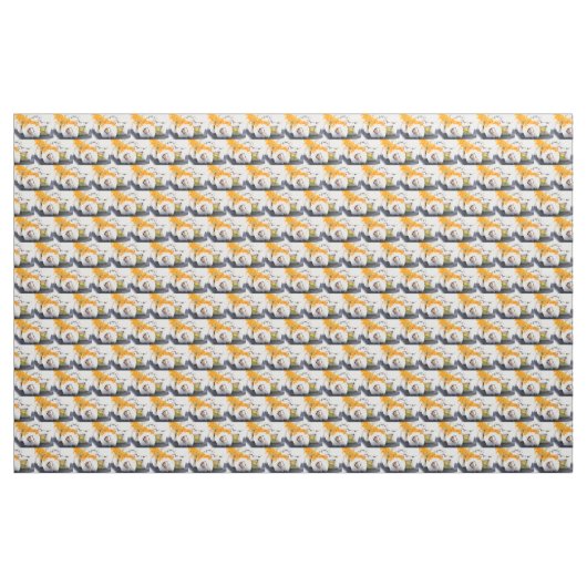 Sushi op een bord stof (Yard (91,4 cm))