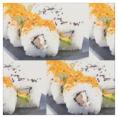 Sushi op een bord stof (Close Up)