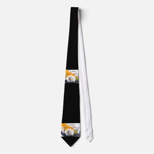 Sushi op een bord stropdas (Voorkant)