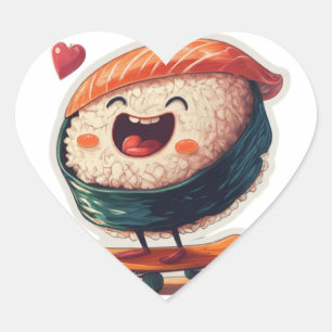 Sushi op een Roll! Geanimeerde Sticker