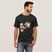 sushi op het strand t-shirt (Voorkant volledig)