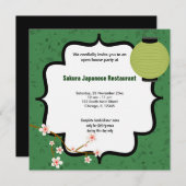 Sushi Open House Kaart (Voorkant / Achterkant)