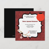 Sushi Open House Kaart (Voorkant / Achterkant)