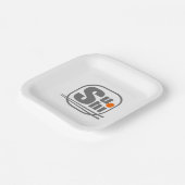 Sushi Paper-Bord Papieren Bordje (Gebogen)
