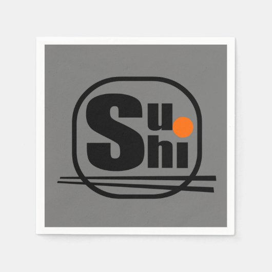 Sushi Paper Napkins Servet (Voorkant)