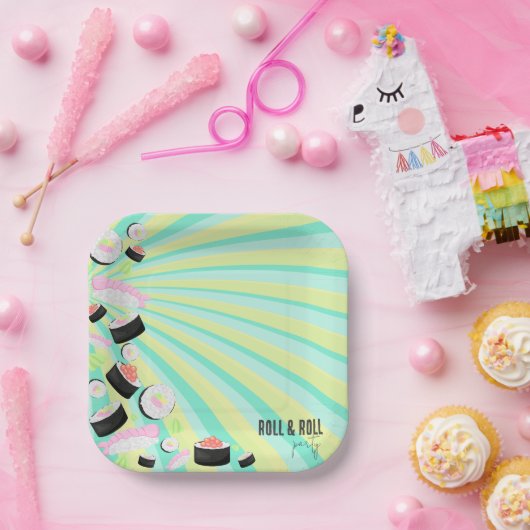 Sushi Papieren Bordje (Feest)