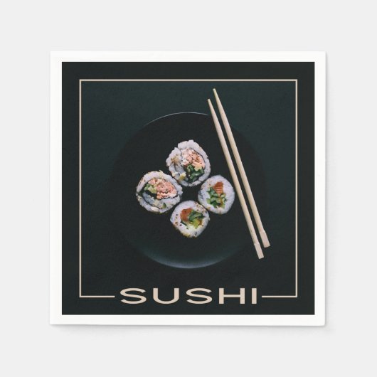 Sushi papieren servetten (Voorkant)
