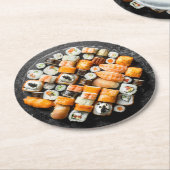 Sushi Papierpapier onderzetters (Gebogen)