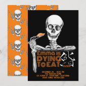 SUSHI partij uitnodigingskaarten Kaart (Voorkant / Achterkant)