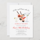 Sushi Party | Goede tijden Roll Meisjes Nachtfeest Kaart (Voorkant)