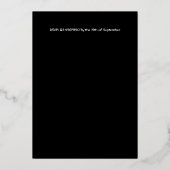 Sushi Party laat de Good Times Japans rollen Folie Uitnodiging (Achterkant)